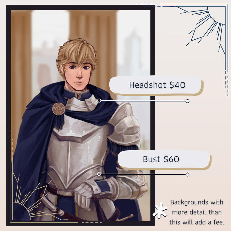 Headshot and Bust Pricing